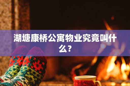 湖塘康桥公寓物业究竟叫什么？