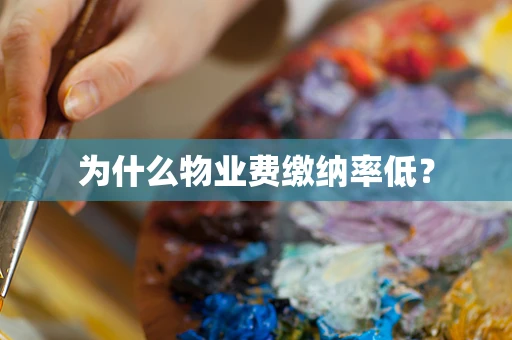 为什么物业费缴纳率低？