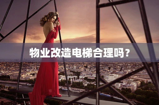 物业改造电梯合理吗？