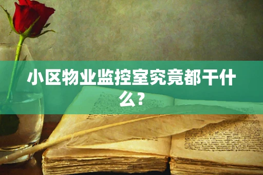 小区物业监控室究竟都干什么？