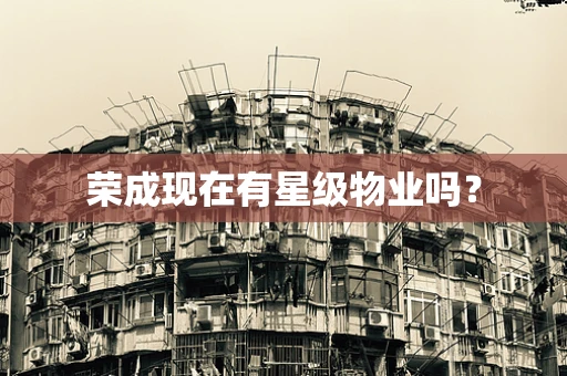 荣成现在有星级物业吗？