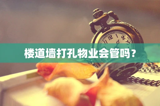 楼道墙打孔物业会管吗？