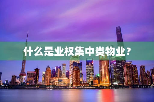什么是业权集中类物业？