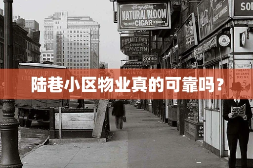 陆巷小区物业真的可靠吗？