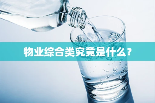 物业综合类究竟是什么？