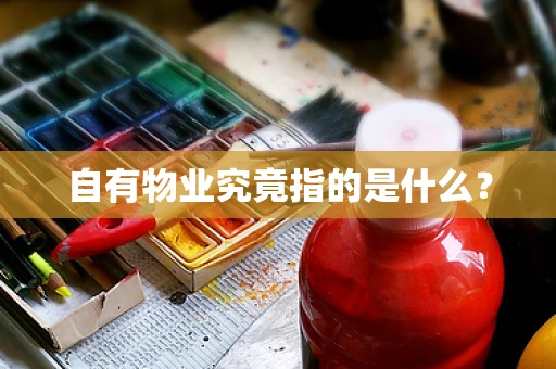 自有物业究竟指的是什么？