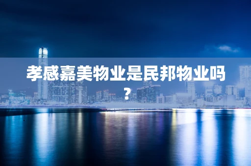 孝感嘉美物业是民邦物业吗？