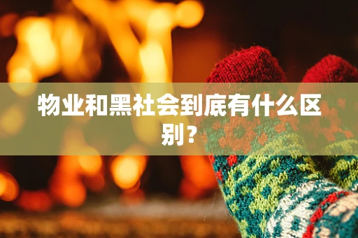 物业和黑社会到底有什么区别？