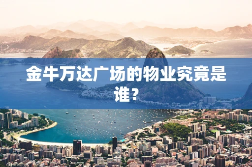 金牛万达广场的物业究竟是谁？