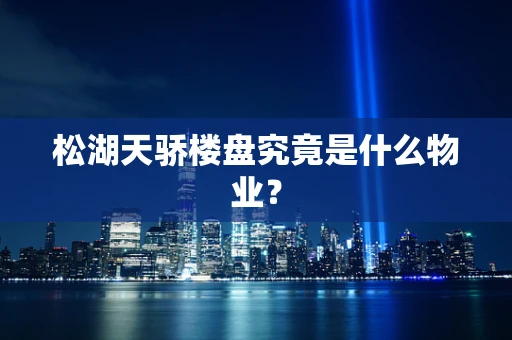 松湖天骄楼盘究竟是什么物业？
