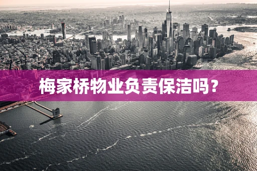 梅家桥物业负责保洁吗？