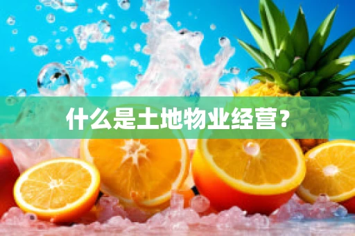 什么是土地物业经营？