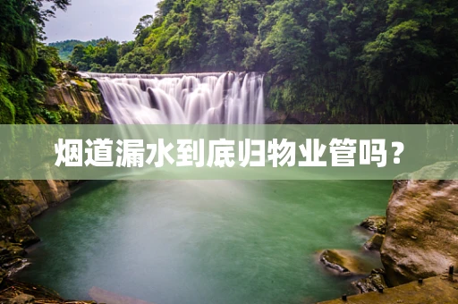 烟道漏水到底归物业管吗？
