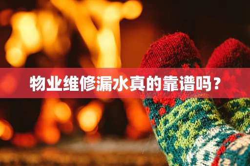 物业维修漏水真的靠谱吗？