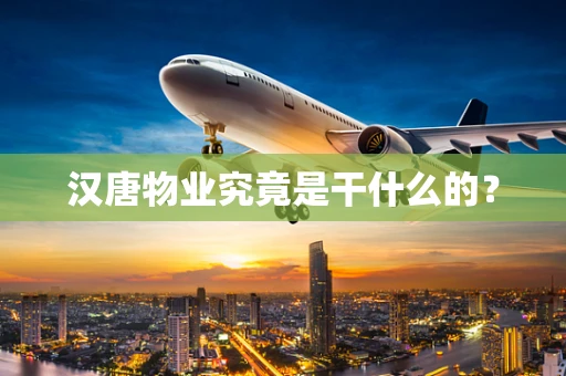汉唐物业究竟是干什么的？
