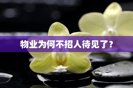 物业为何不招人待见了？