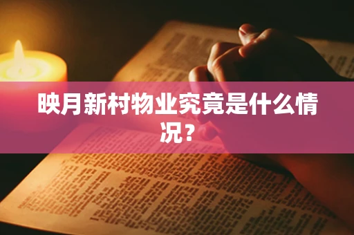 映月新村物业究竟是什么情况？