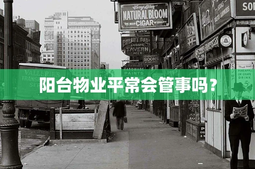 阳台物业平常会管事吗？