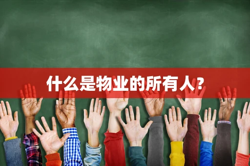 什么是物业的所有人？