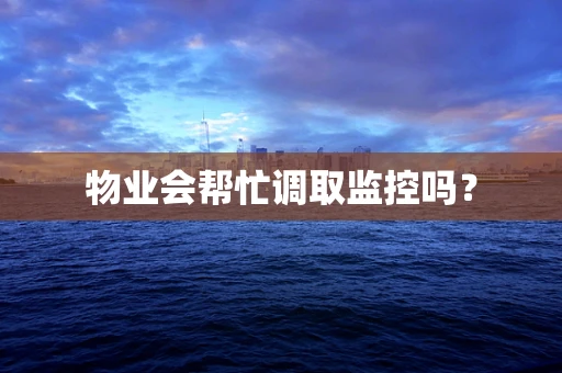 物业会帮忙调取监控吗？
