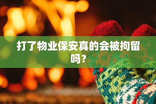 打了物业保安真的会被拘留吗？