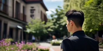 物业保安可以烫头吗？