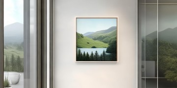 物业公司楼道适合挂什么字画？