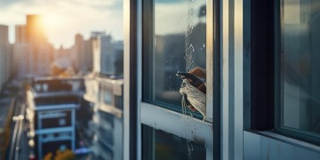 换窗玻璃可以找物业吗？