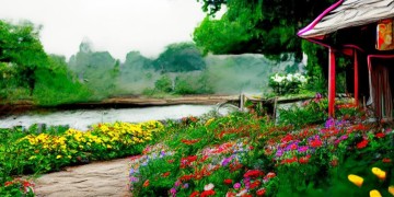 水岸花苑物业管事吗？